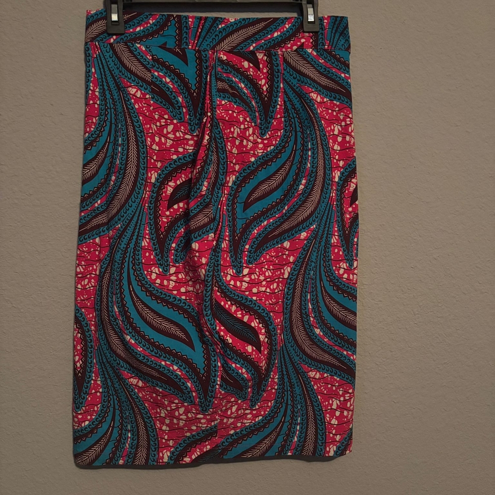 Vibrant‎ Multicolor Patterned Skirt